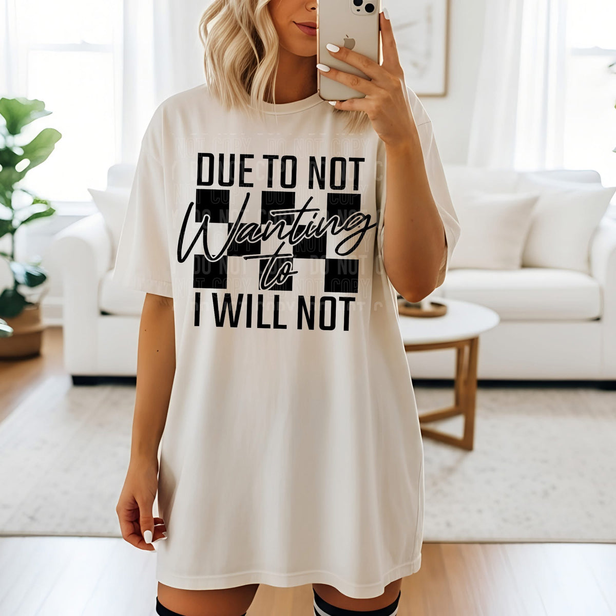 Due to not wanting to I will not (SBB) DTF transfer