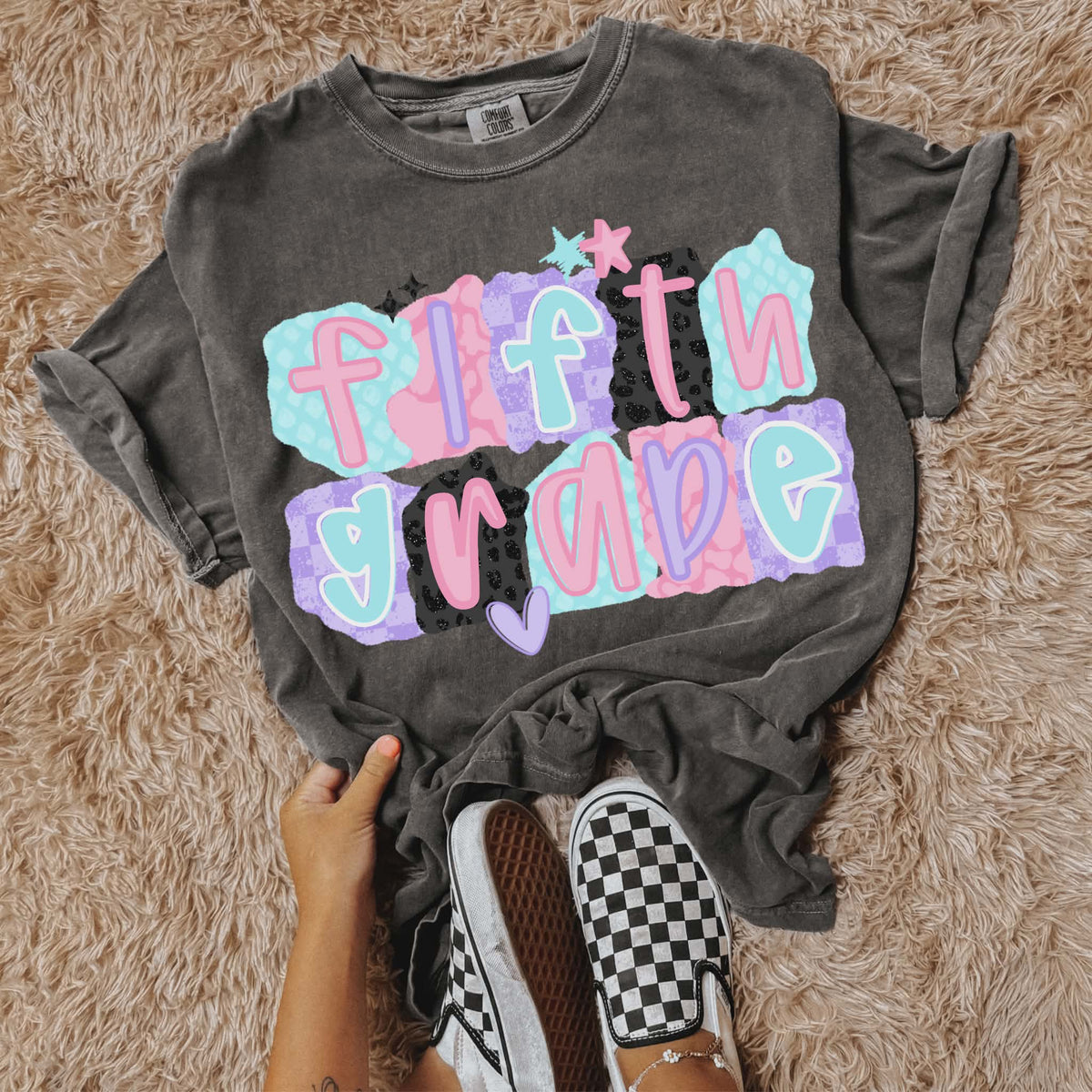 Fifth grade pastels (CMD) DTF Transfer