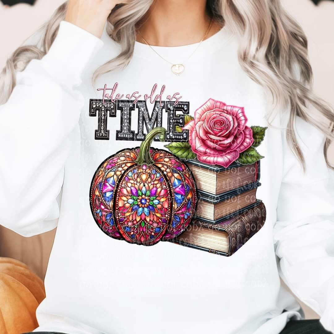 Tale as old as time pumpkin (TDD) 53285 DTF transfer