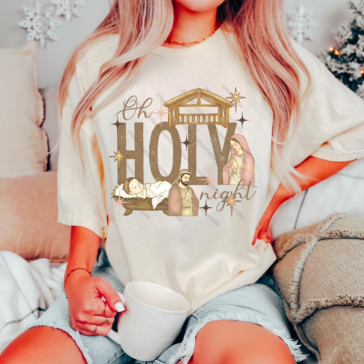 Oh Holy Night exclusive DTF transfer