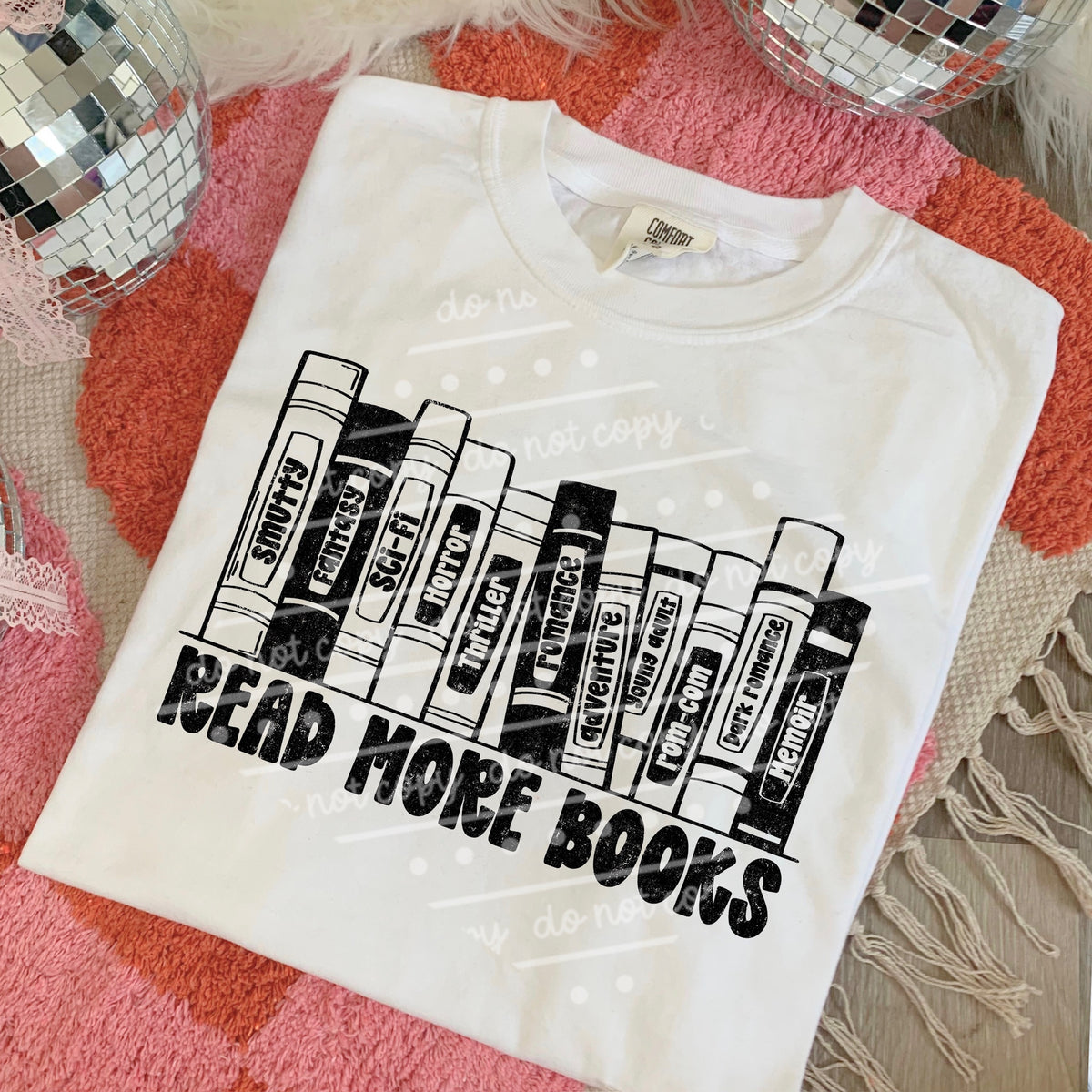 Read more books black (scarlow) DTF transfer