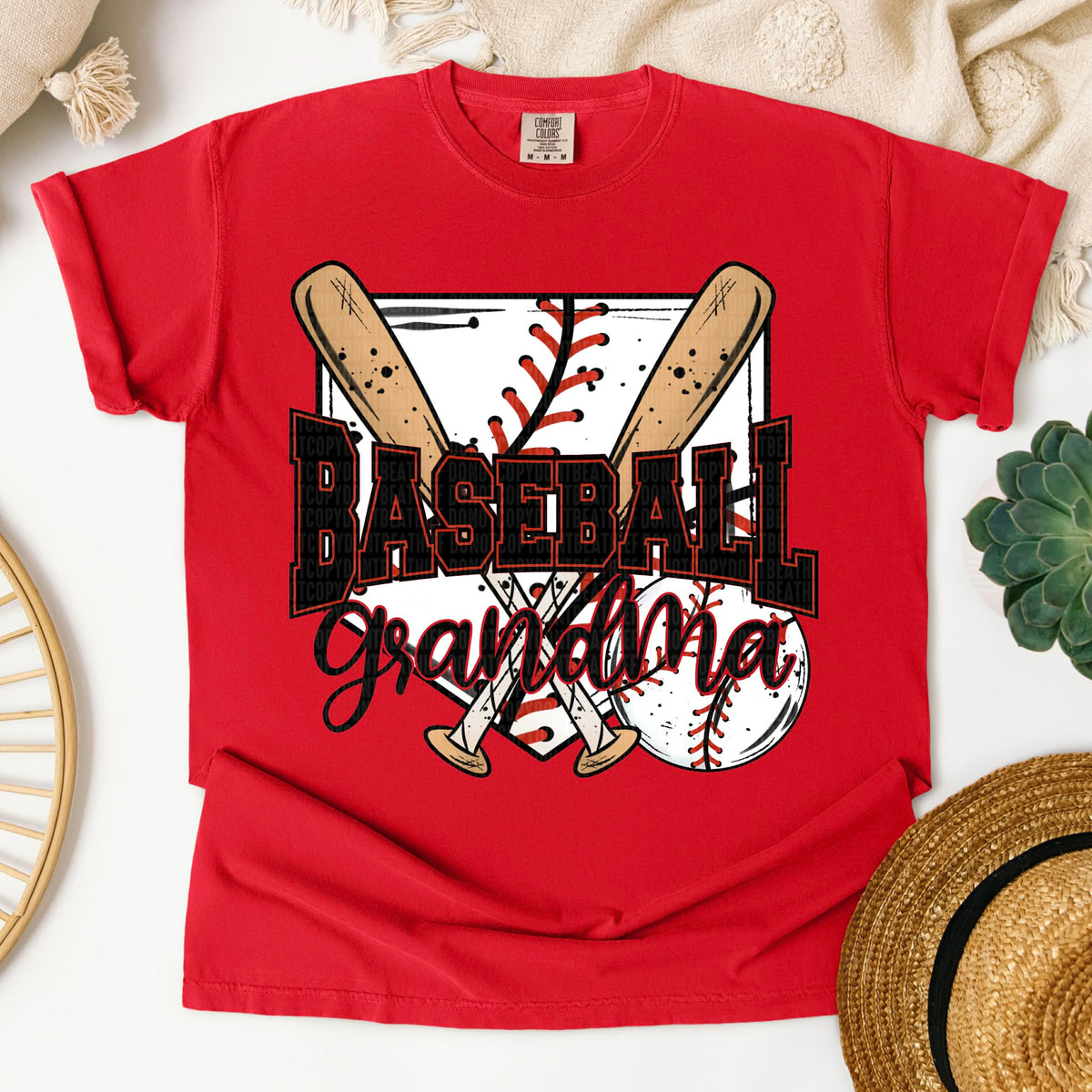 Baseball Grandma (SDD) DTF transfer