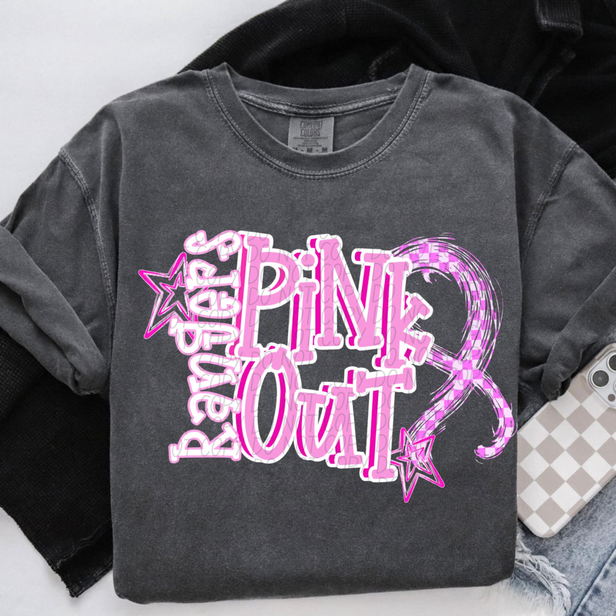 Rangers Pink Out (city) DTF Transfer