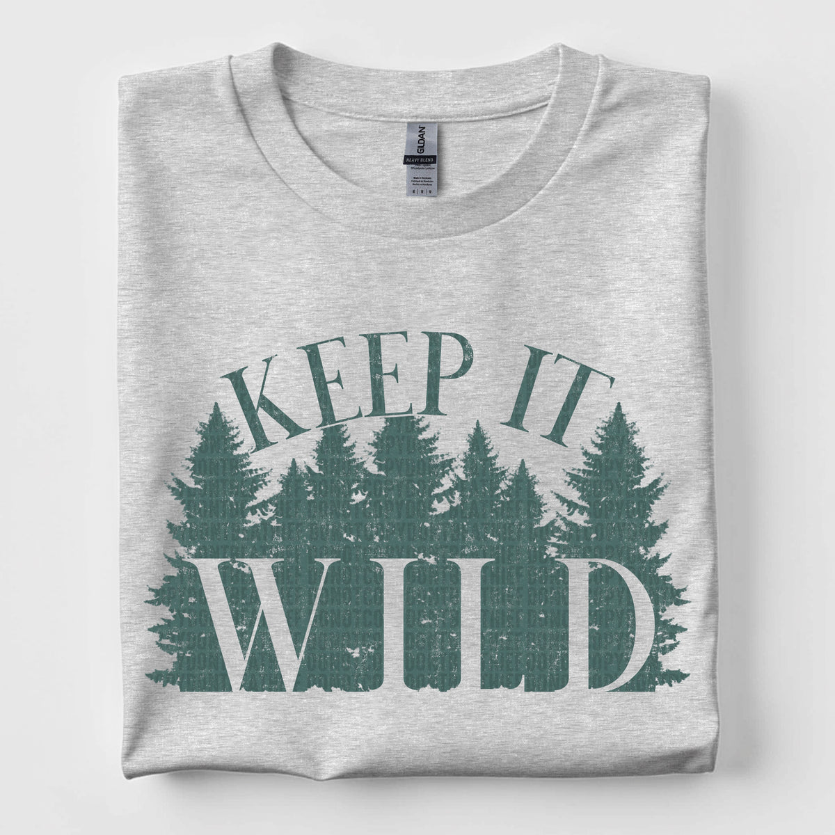 Keep it wild bushes 97583 DTF transfer