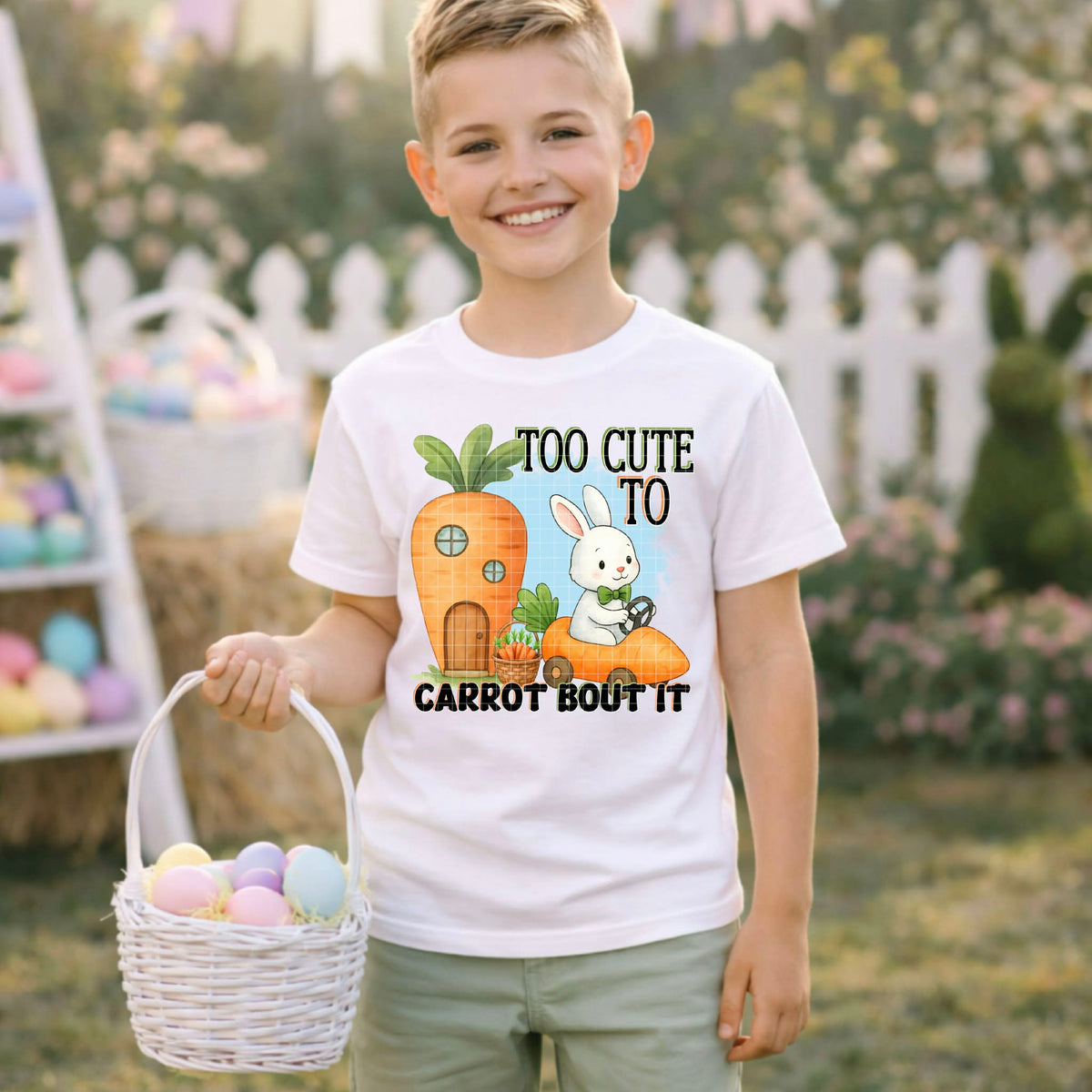 Too cute to carrot (DD) DTF transfer
