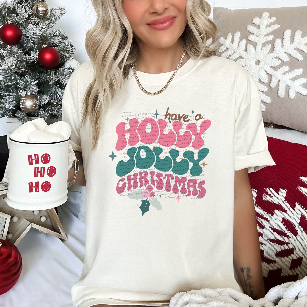 Have a holly jolly christmas 49890 DTF transfer