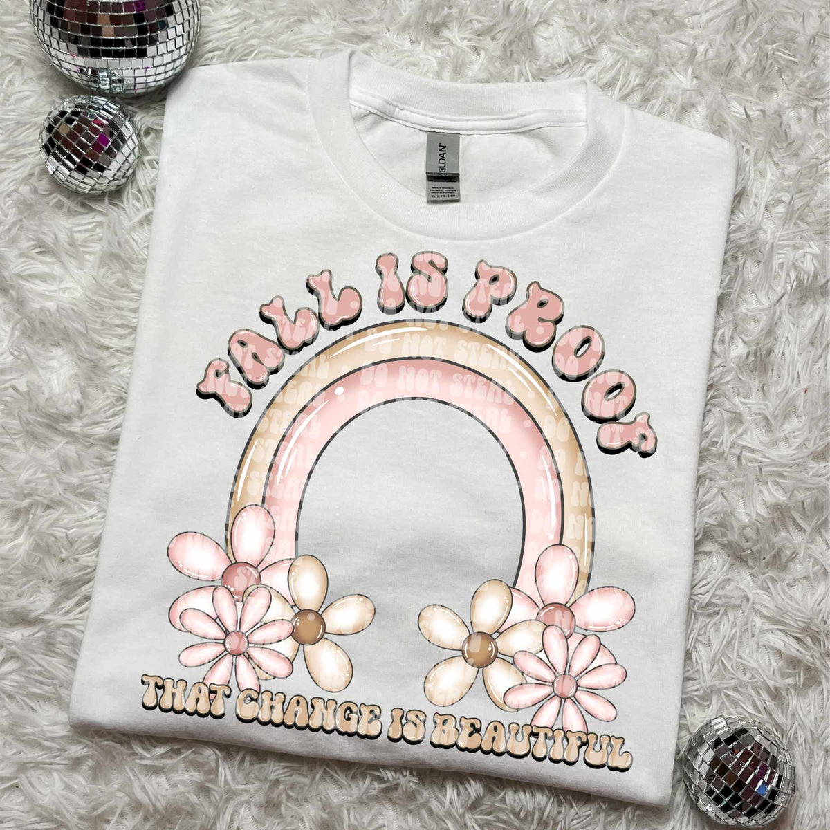 Fall is proof rainbow (LANE) 58638 DTF transfer