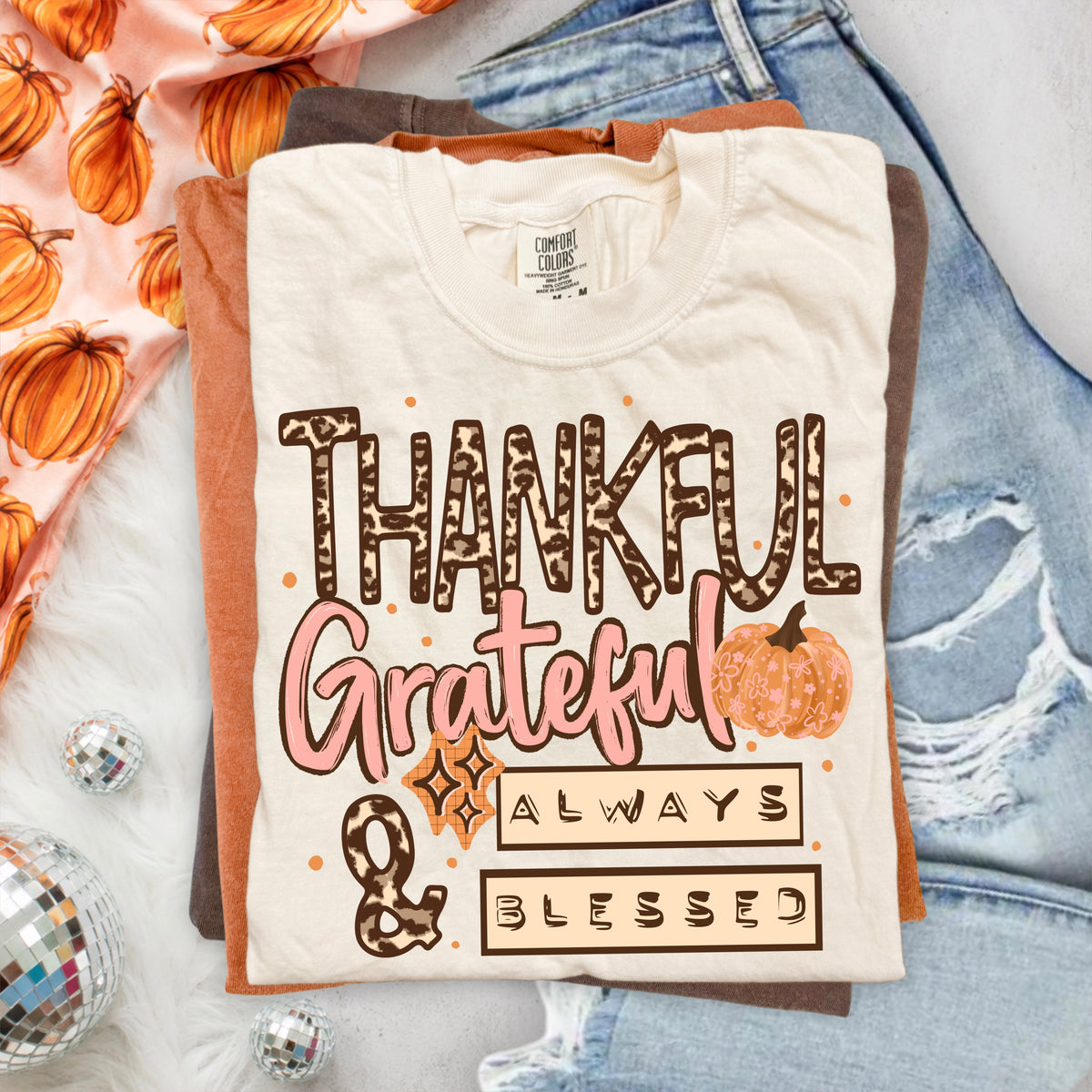 Thankful grateful always blessed (Csc) DTF Transfer