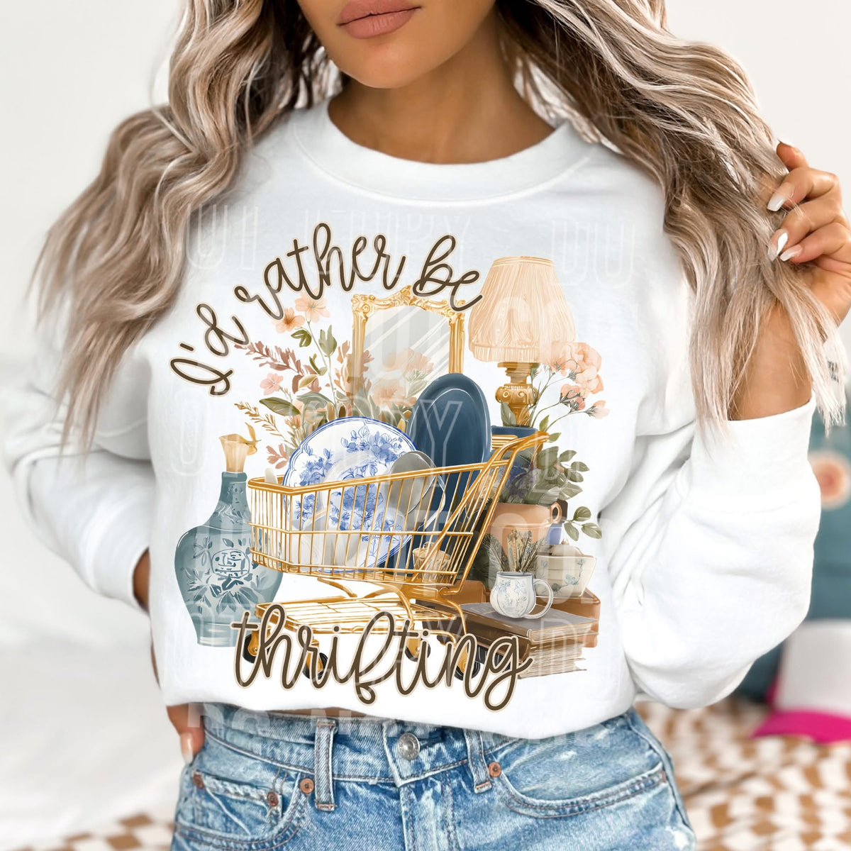 I’d rather be thrifting (SBB) DTF Transfer