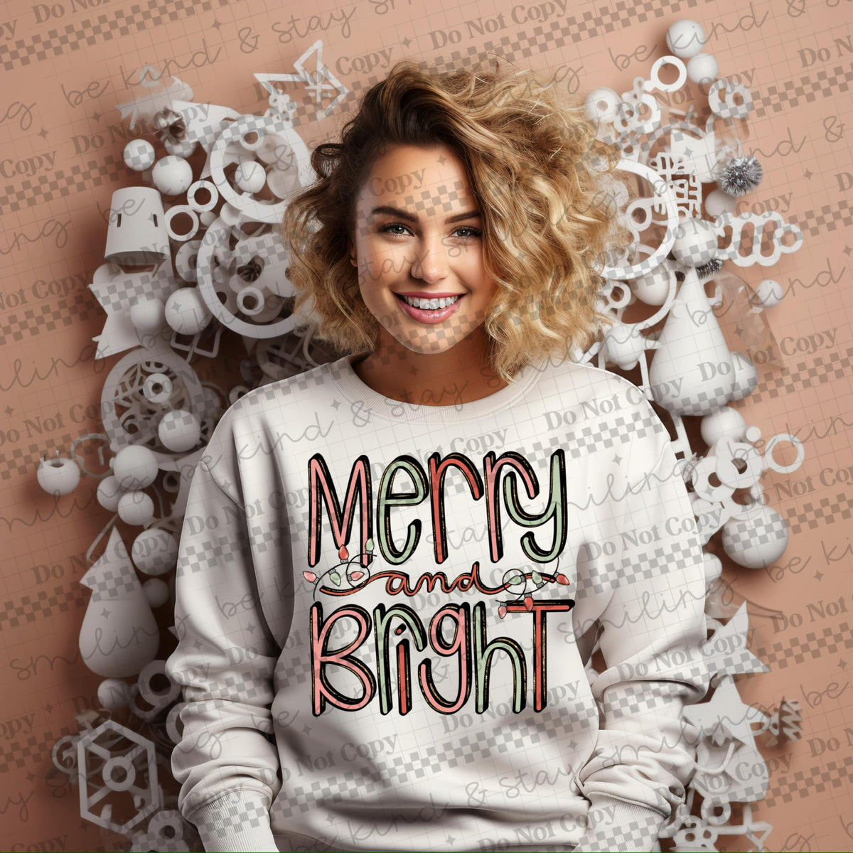 Merry and Bright (CMLD) 116729 DTF TRANSFER