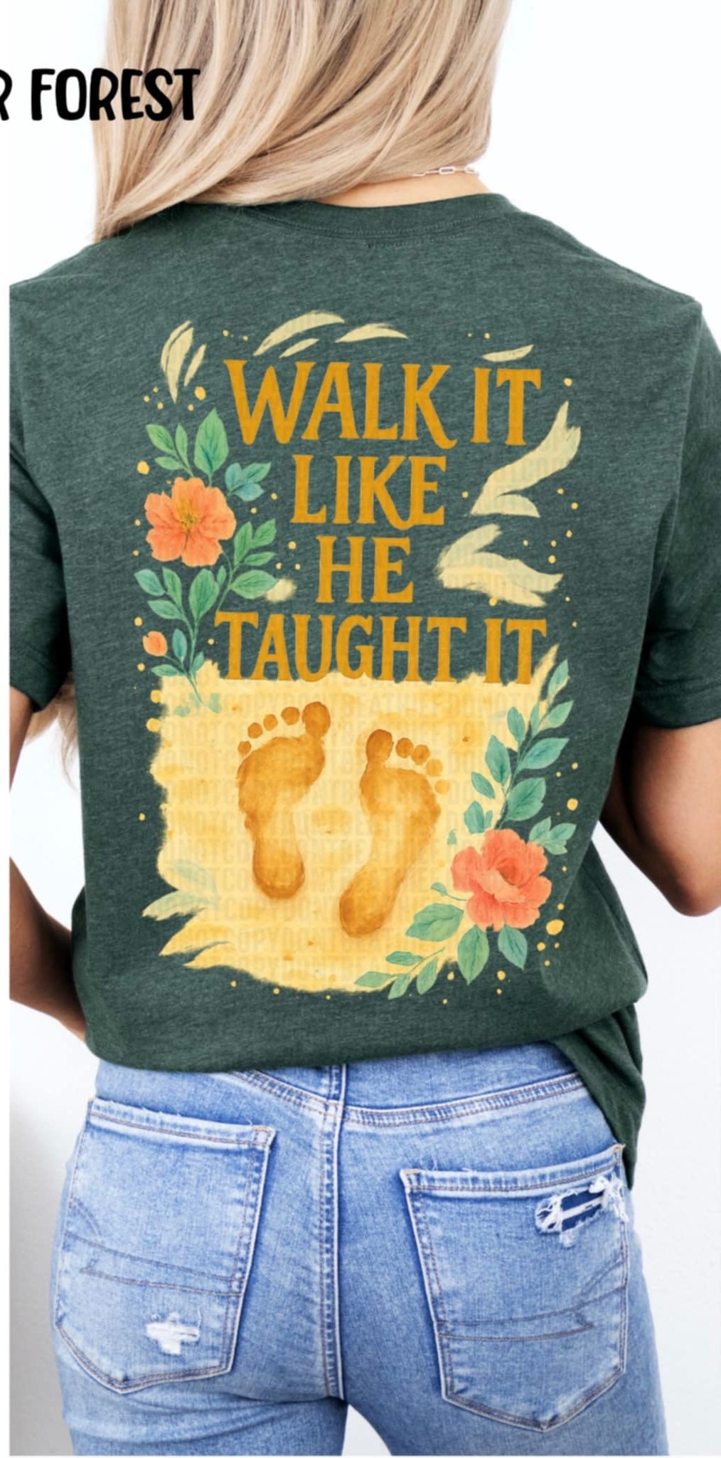 Walk it like he taught it (SDD) 99264 DTF transfer