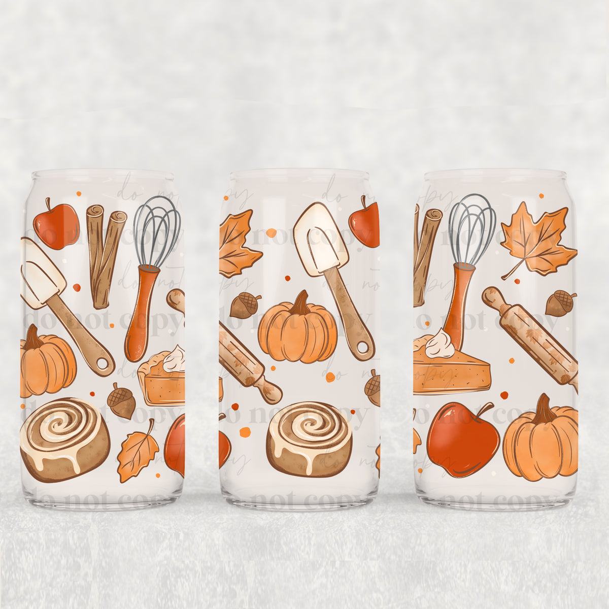 Fall baking (CSC) UV DTF Transfer