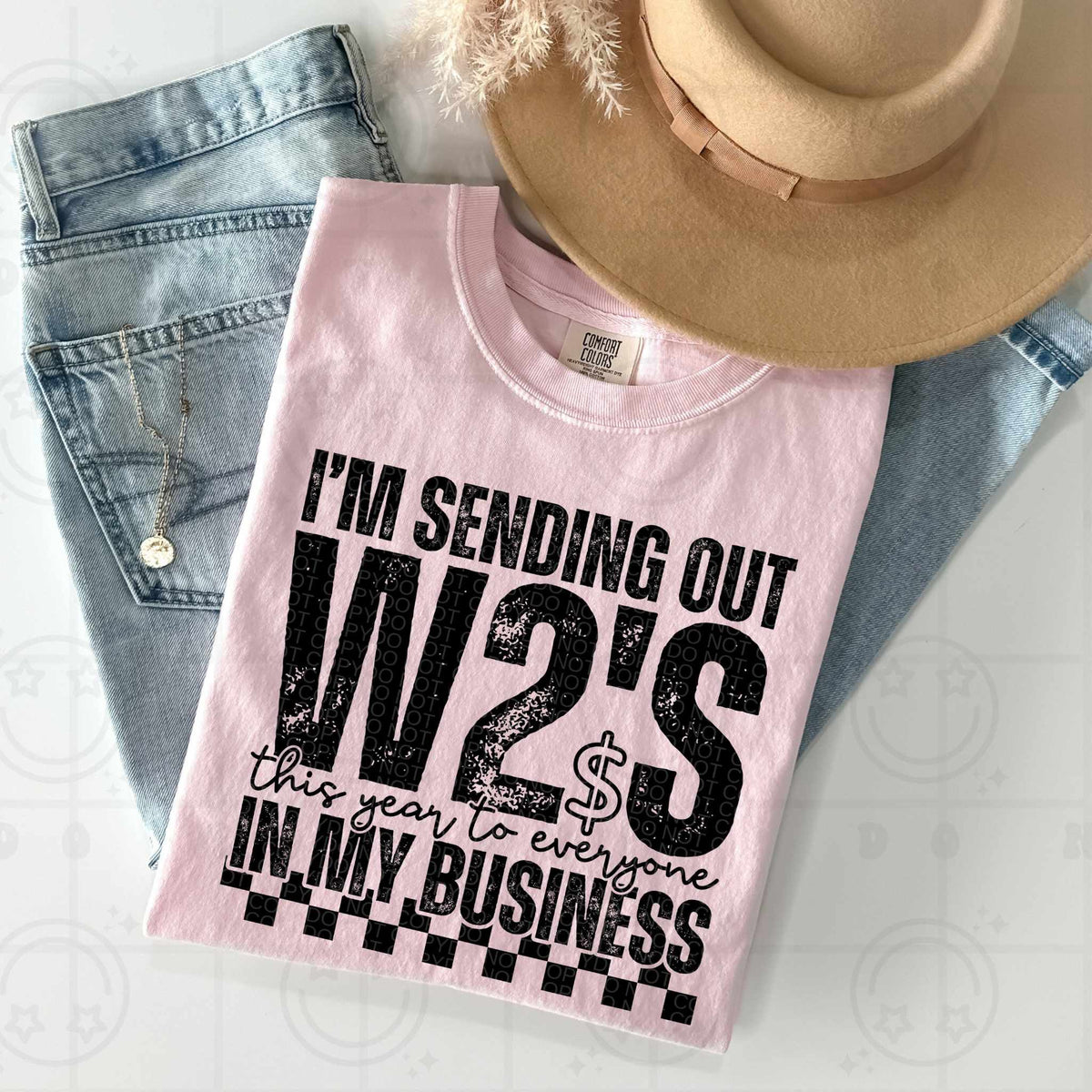 I’m sending out W2’s BLACK (HW) 79394 DTF transfer