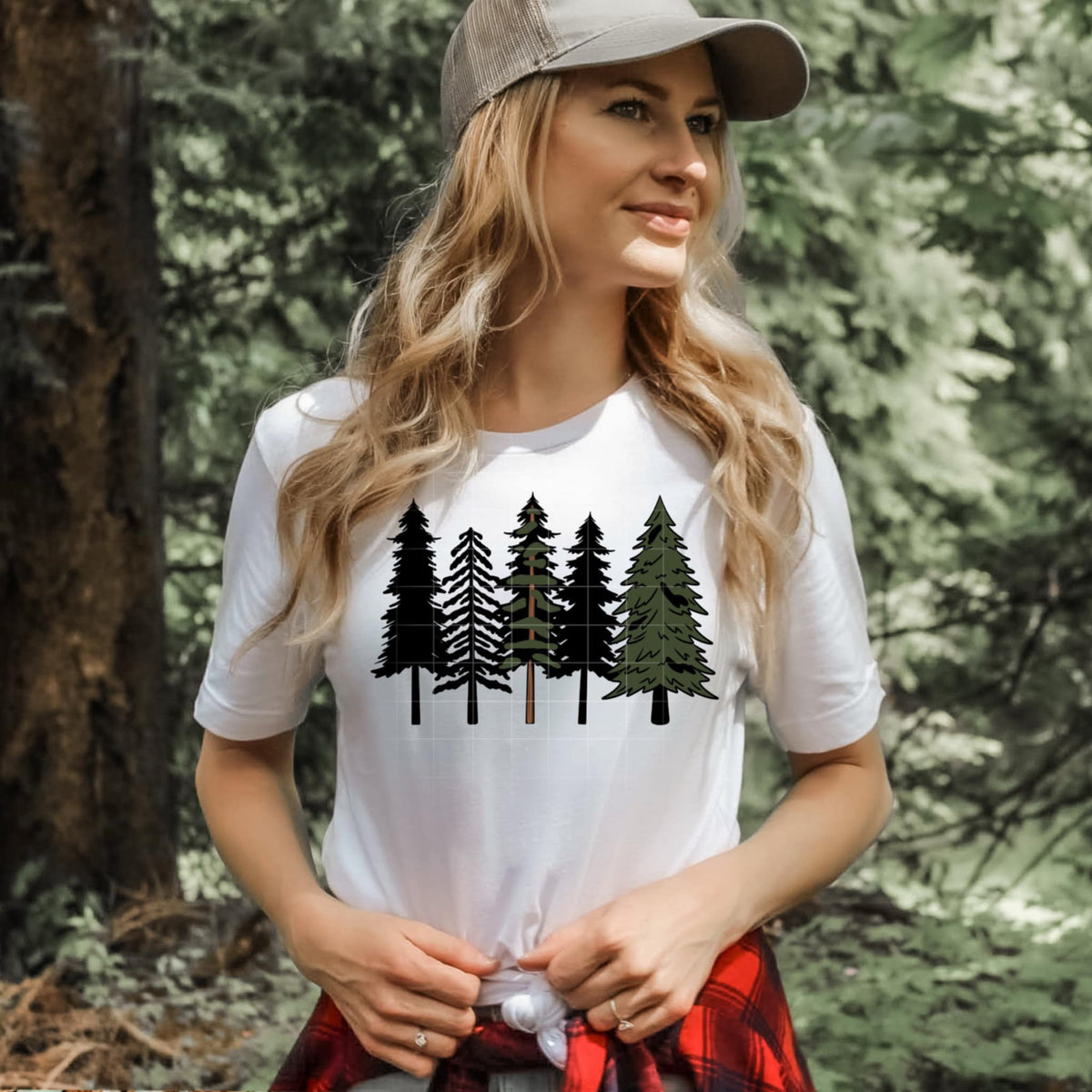 Green trees (CSC) 99631 DTF transfer