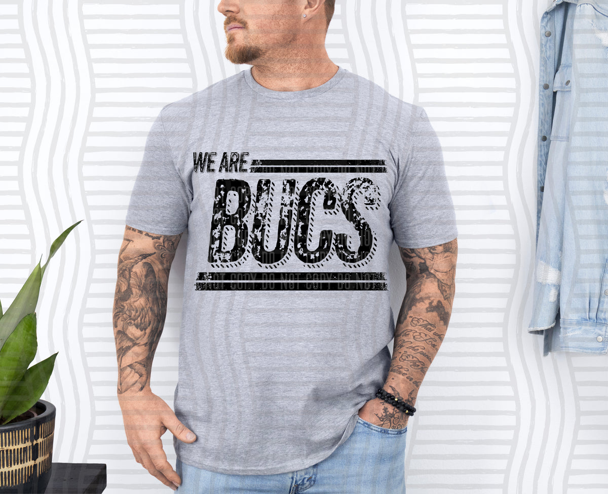 We Are Bucs Game Day Grit (Caplinger) DTF transfer