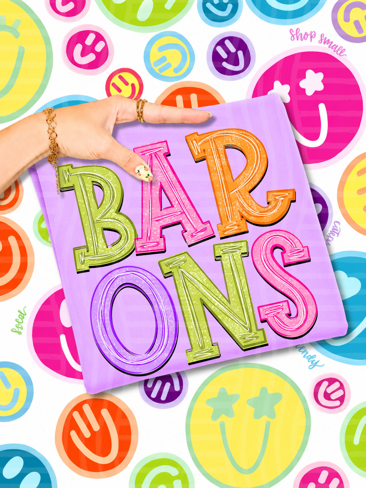 barons simply colorful stacked (Caplinger) DTF Transfer