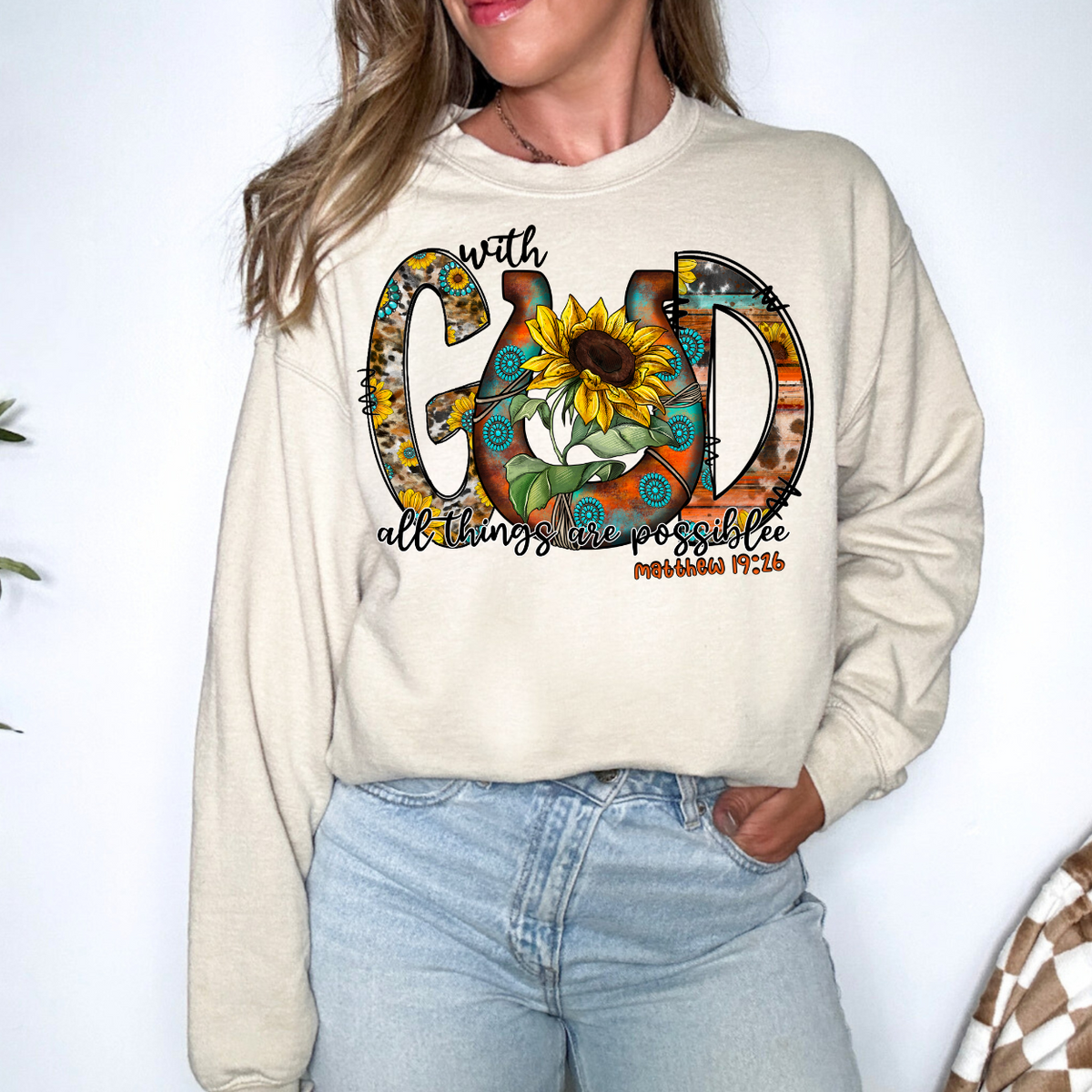 With God All Things Are Possible (RD) DTF Transfer