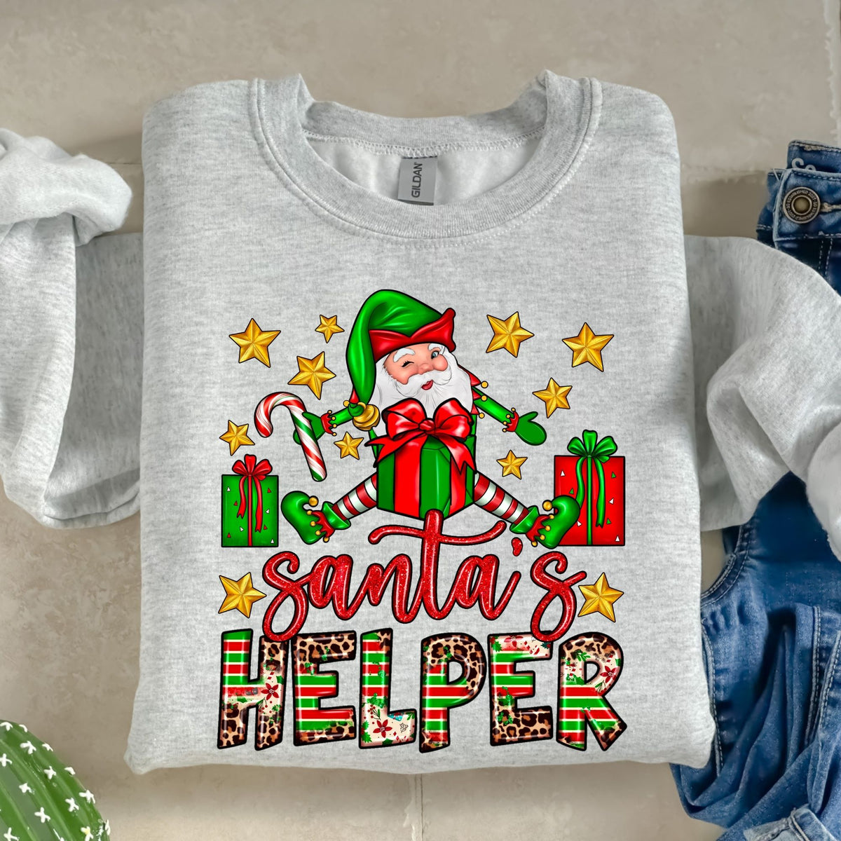Santa's Helper-38721-DTF transfer