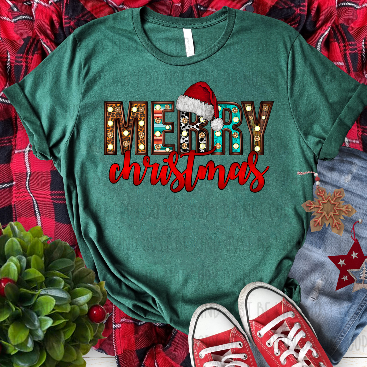 Merry Christmas  (RD) 72381 DTF Transfer