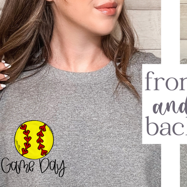 Game Day softball (FRONT POCKET) 68248 DTF Transfer