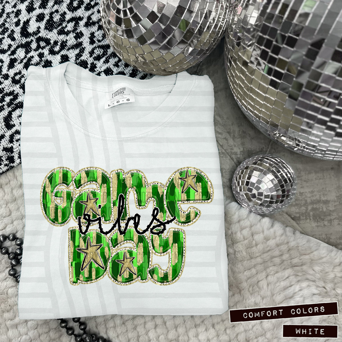 Green Game Day Vibes (Caplinger) 101859 DTF transfer