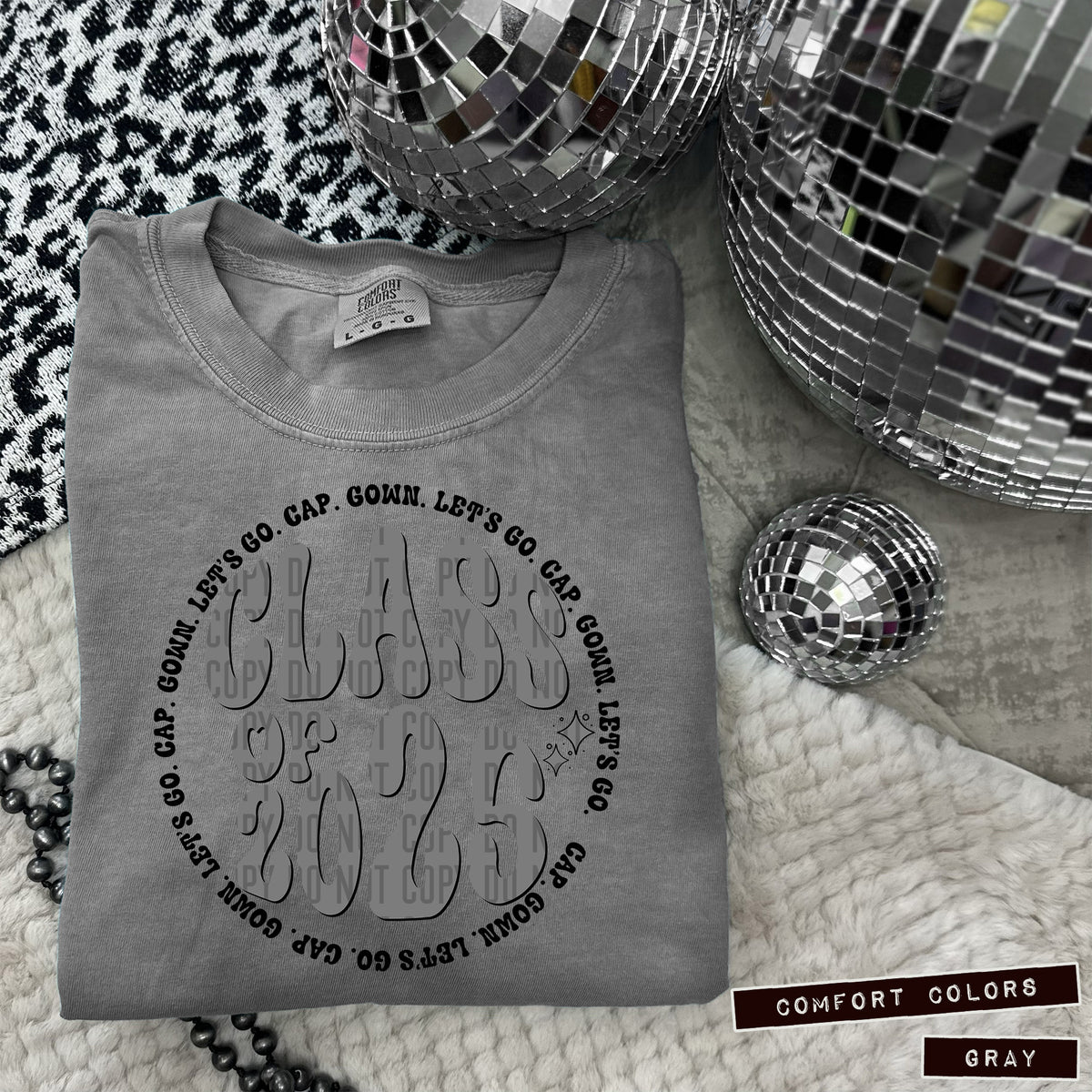 Class of 2025 Grey (Caplinger) DTF transfer