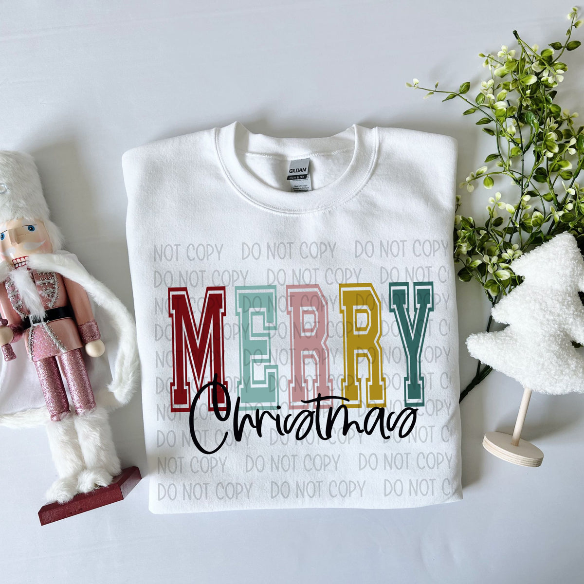 Merry Christmas (swd) 45100  DTF transfer