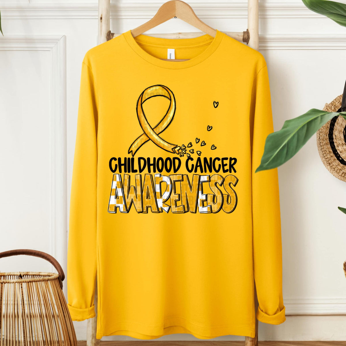 Childhood cancer awareness (SDD) 107711 DTF transfer