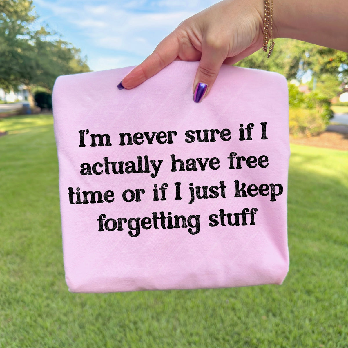 Free time or forgetting stuff (scarlow) DTF Transfer