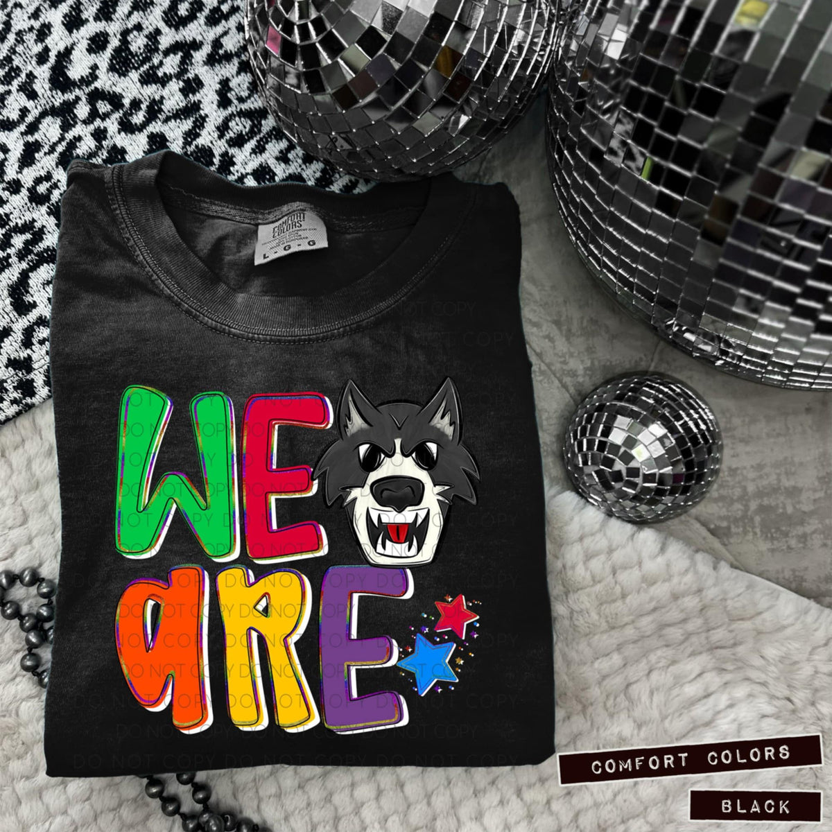 We are wolves grey and white (Caplinger) 100839 DTF transfer