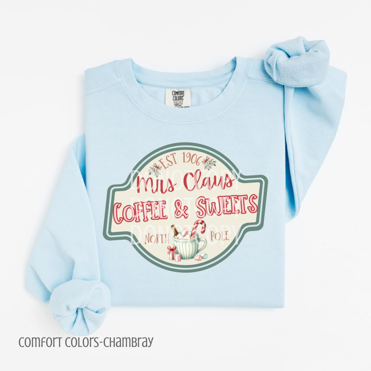 Mrs Claus Coffee and Sweets (CSG) DTF transfer