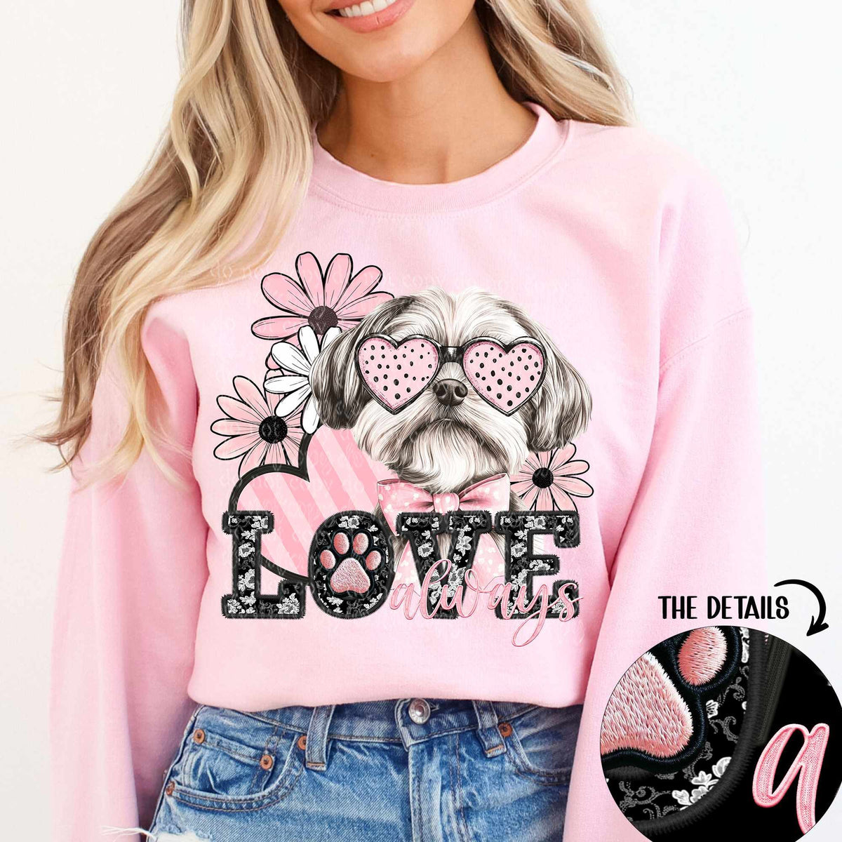 Love always shih tzu (TTD) 79458 DTF transfer