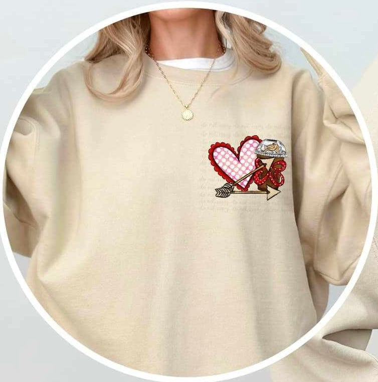 Love & coffee pocket 67798 DTF transfer