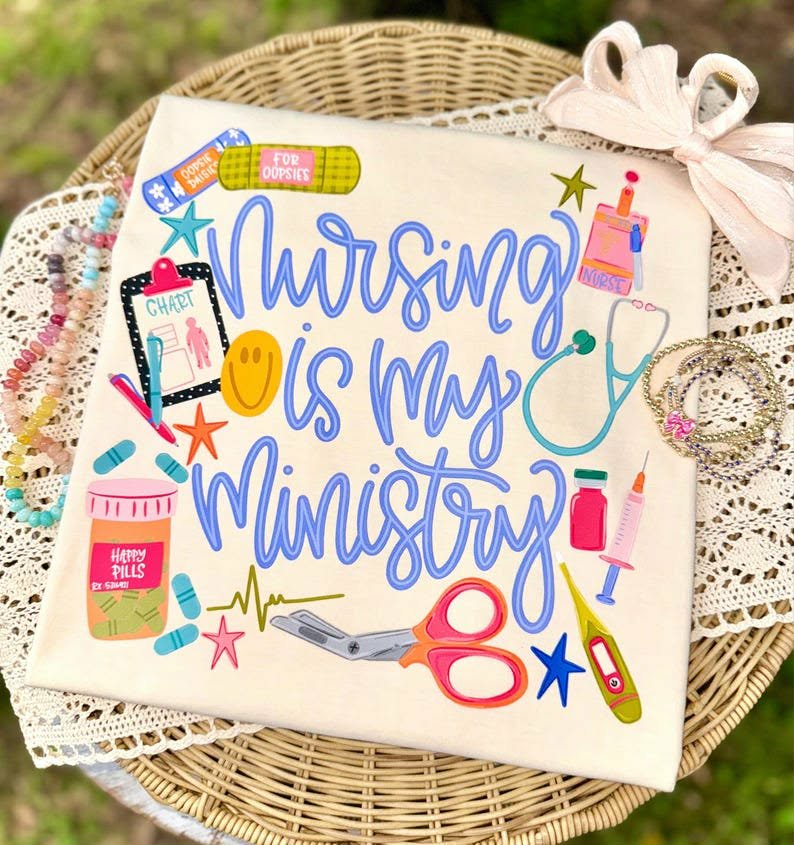 Nursing is my ministry Sunday Special DTF transfer