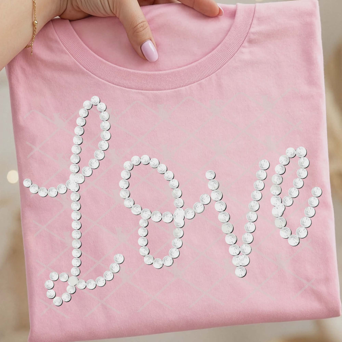 Love faux beads (TTD) DTF Transfer