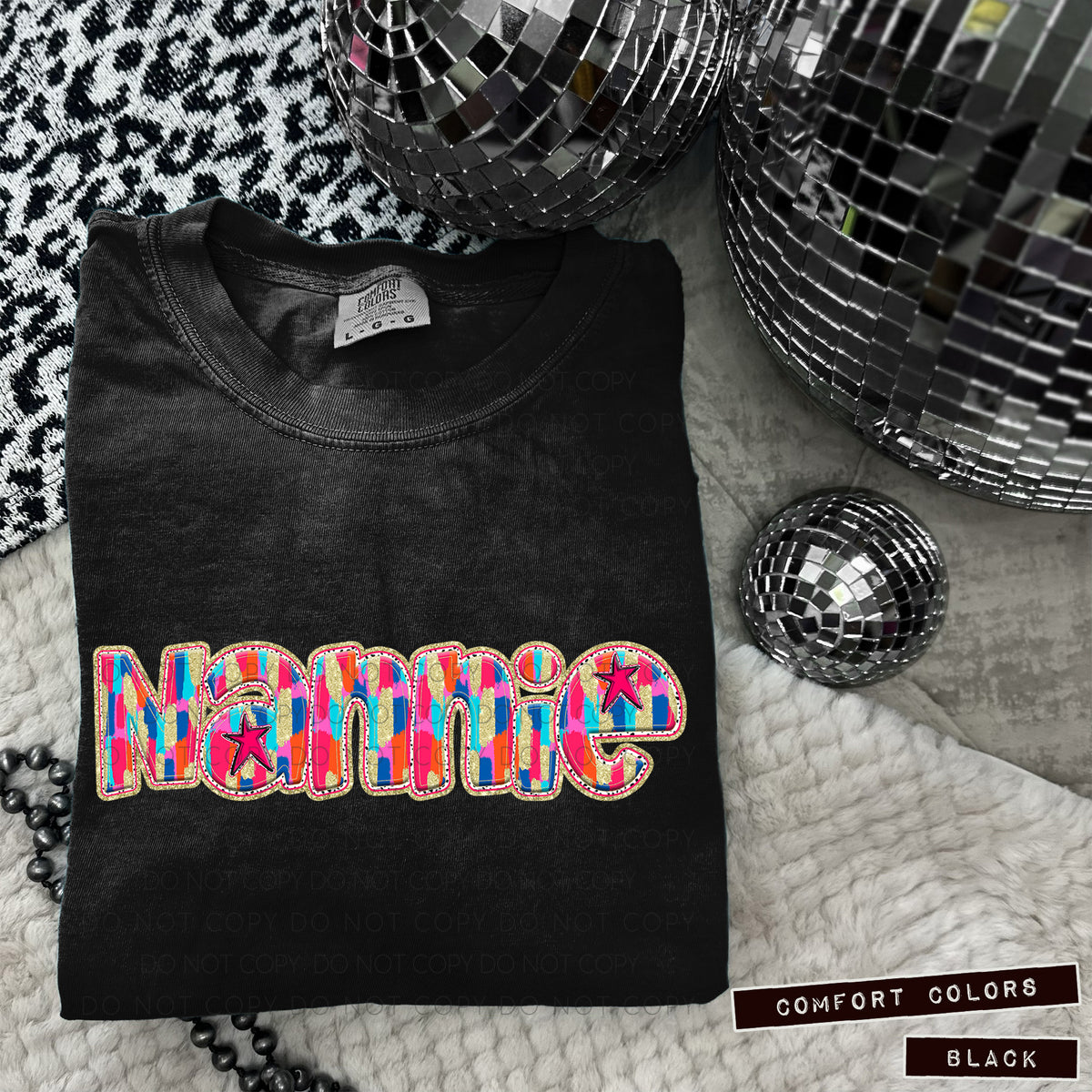 Nannie Tutti Brushstrokes (Caplinger) DTF transfer