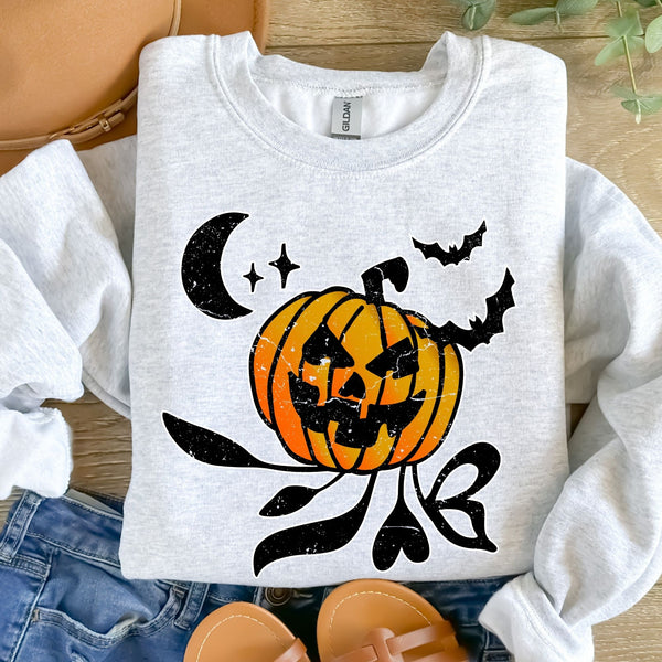 Pumpkin Distressed-38347-DTF transfer