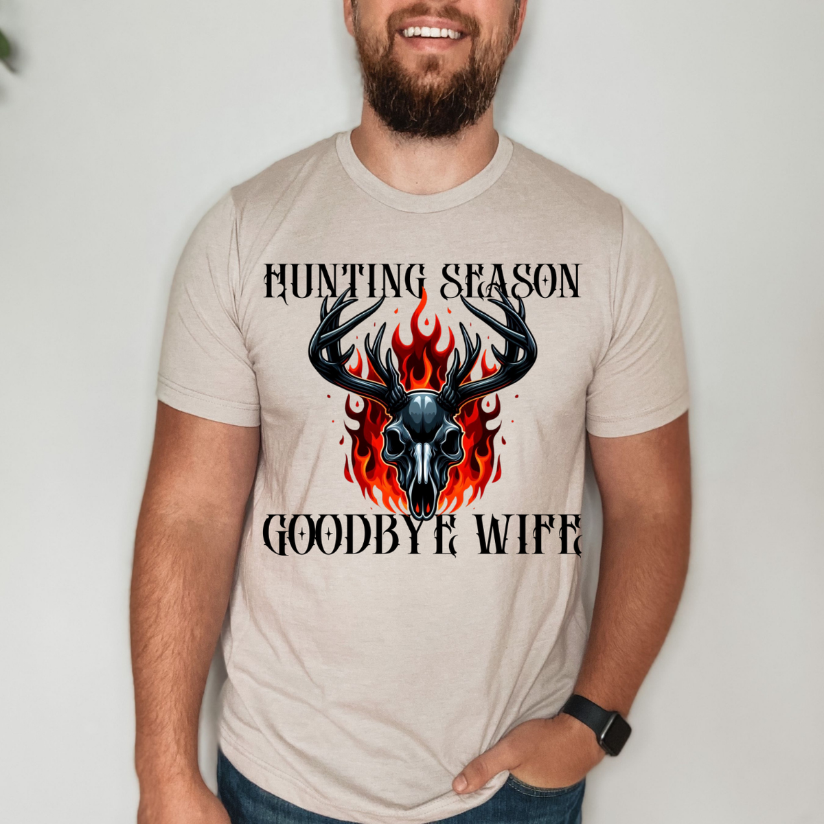 Hunting Season Goodbye Wife 68604 DTF Transfer