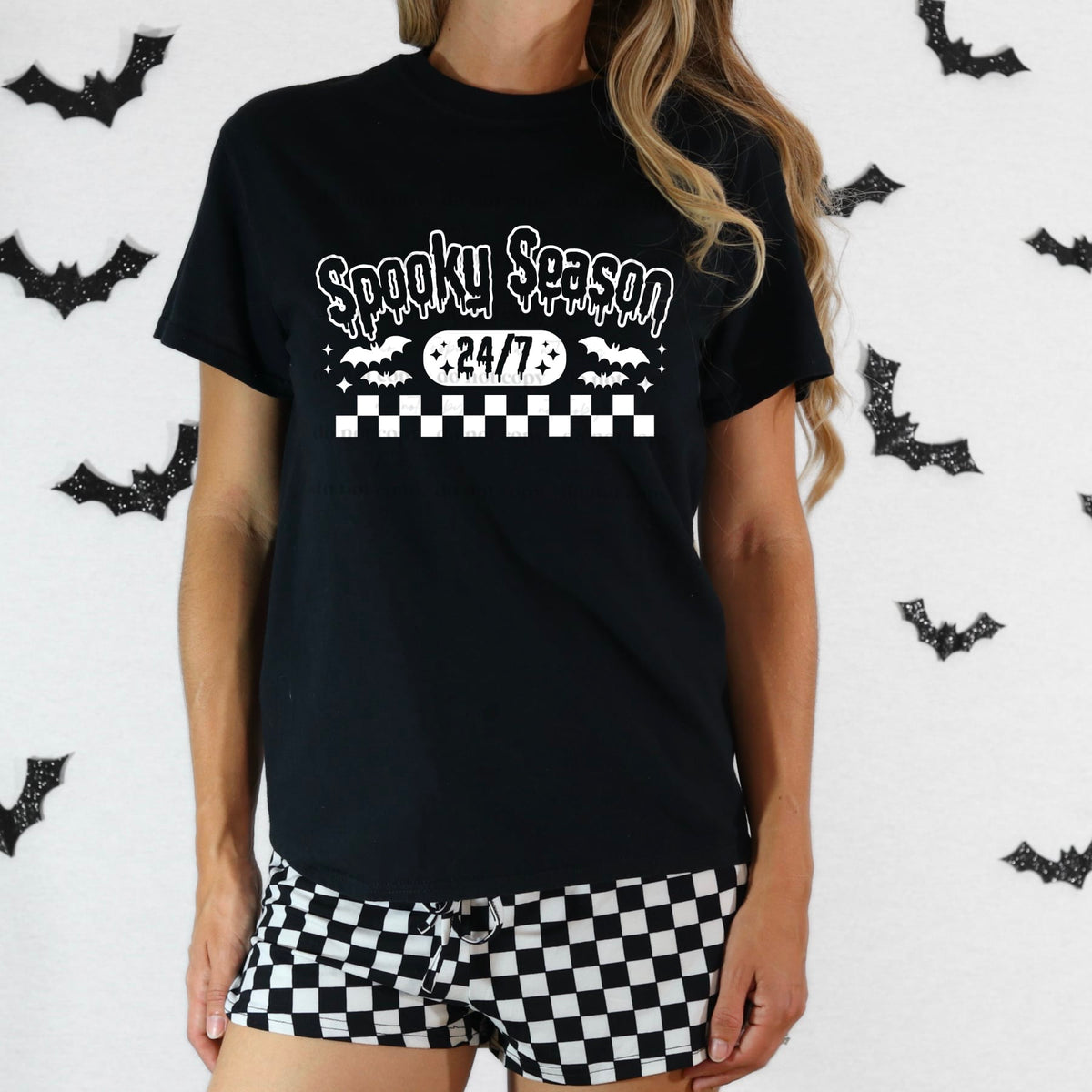 Spooky season 24/7 WHITE (CSC) 55577 DTF transfer