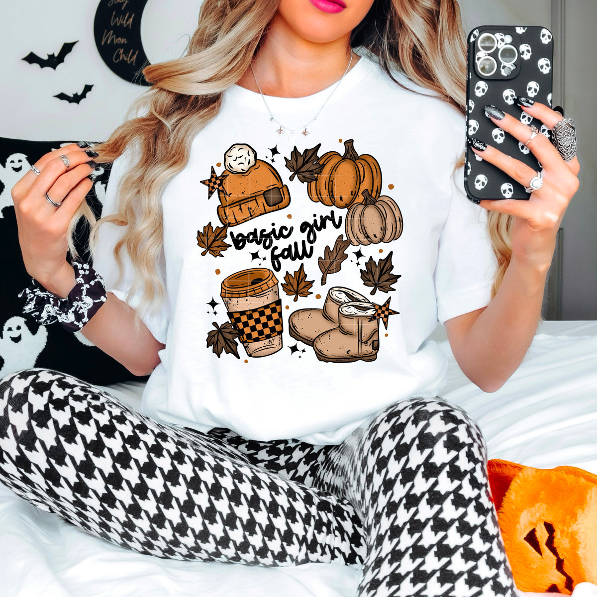 Basic Girl Fall Collage CSC DTF transfer