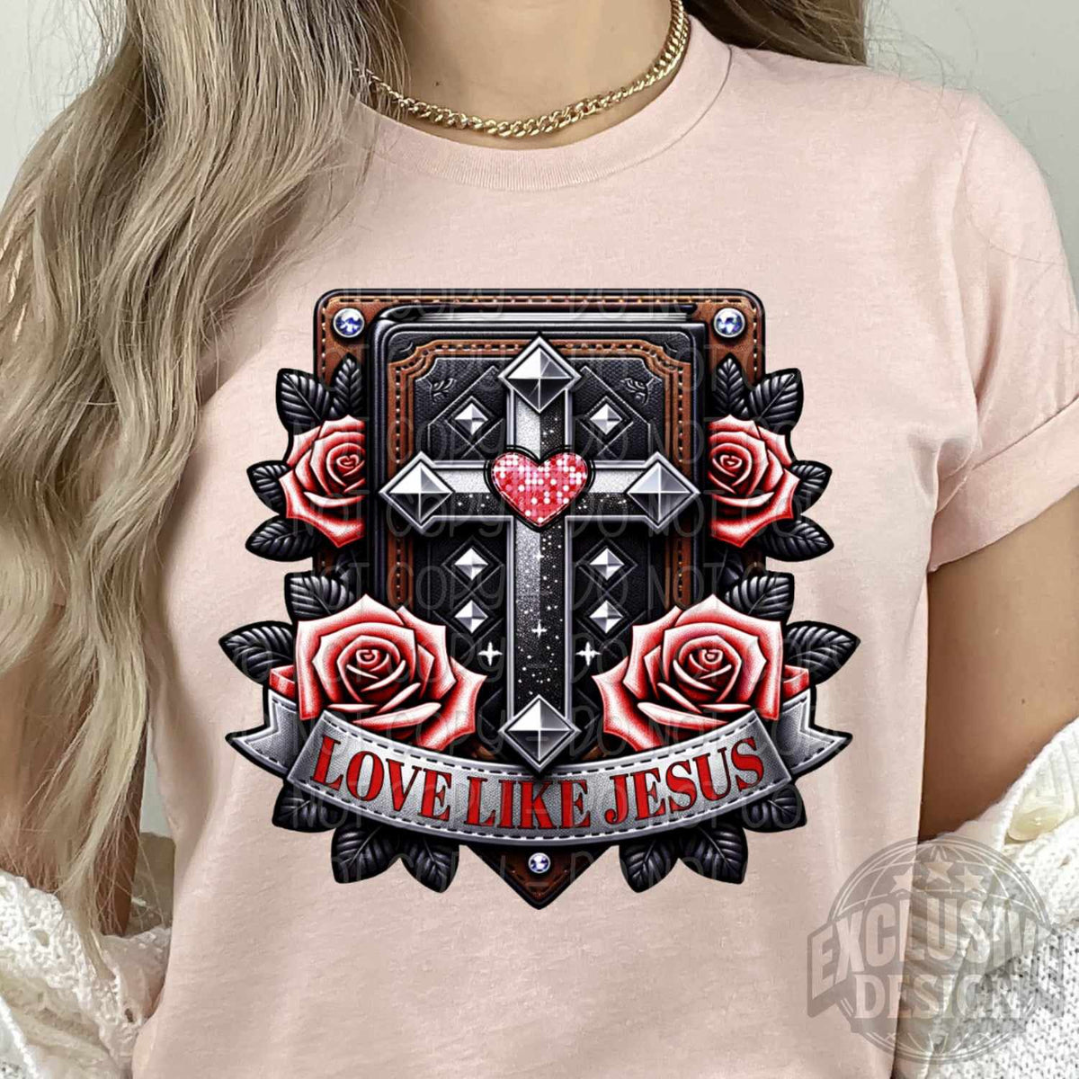 Love like Jesus exclusive 73273 DTF transfer