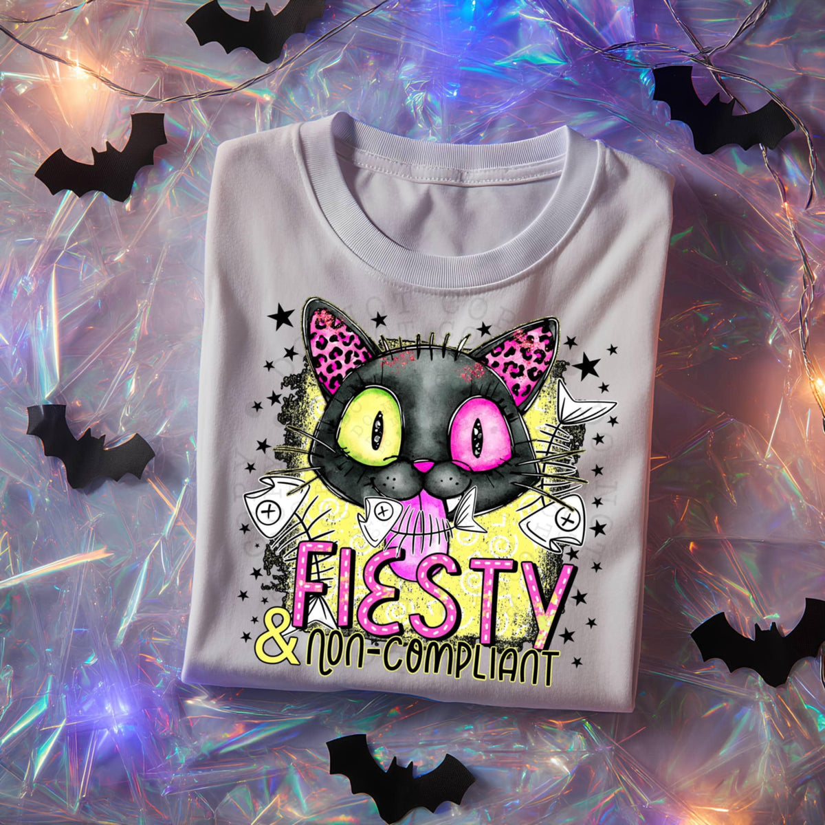 Fiesty & non-compliant 106294 DTF transfer