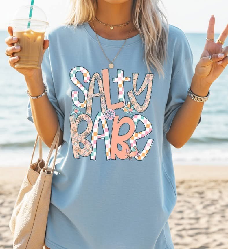 Salty babe peach (S&G) DTF Transfer