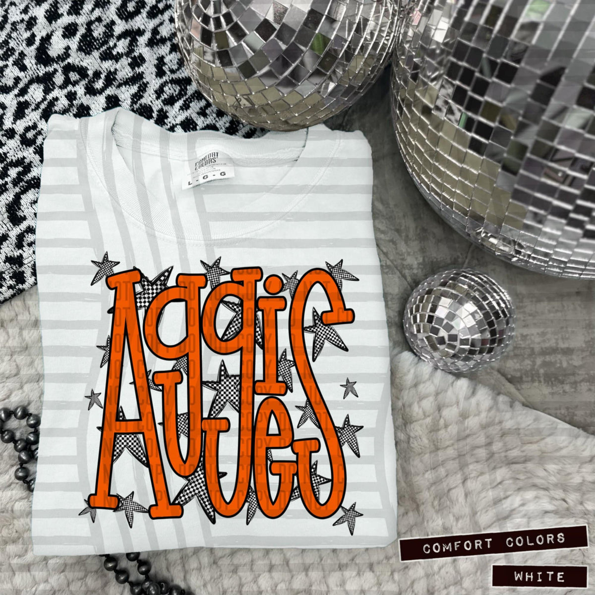 Orange Staggered Mascots (Caplinger)