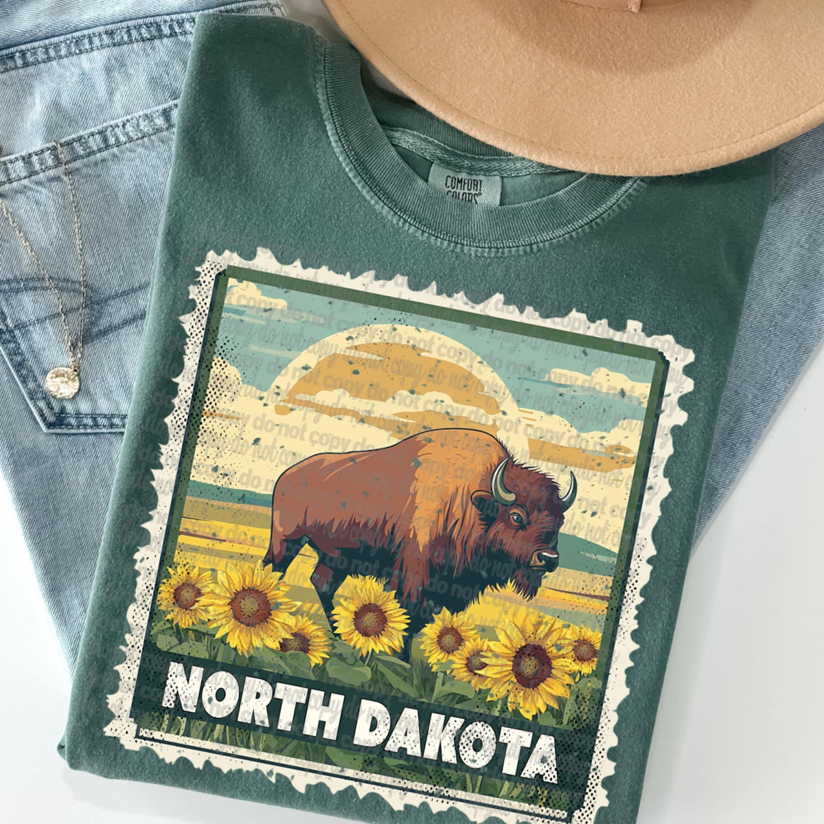 North Dakota State Stamp (TTD) 99073 DTF transfer