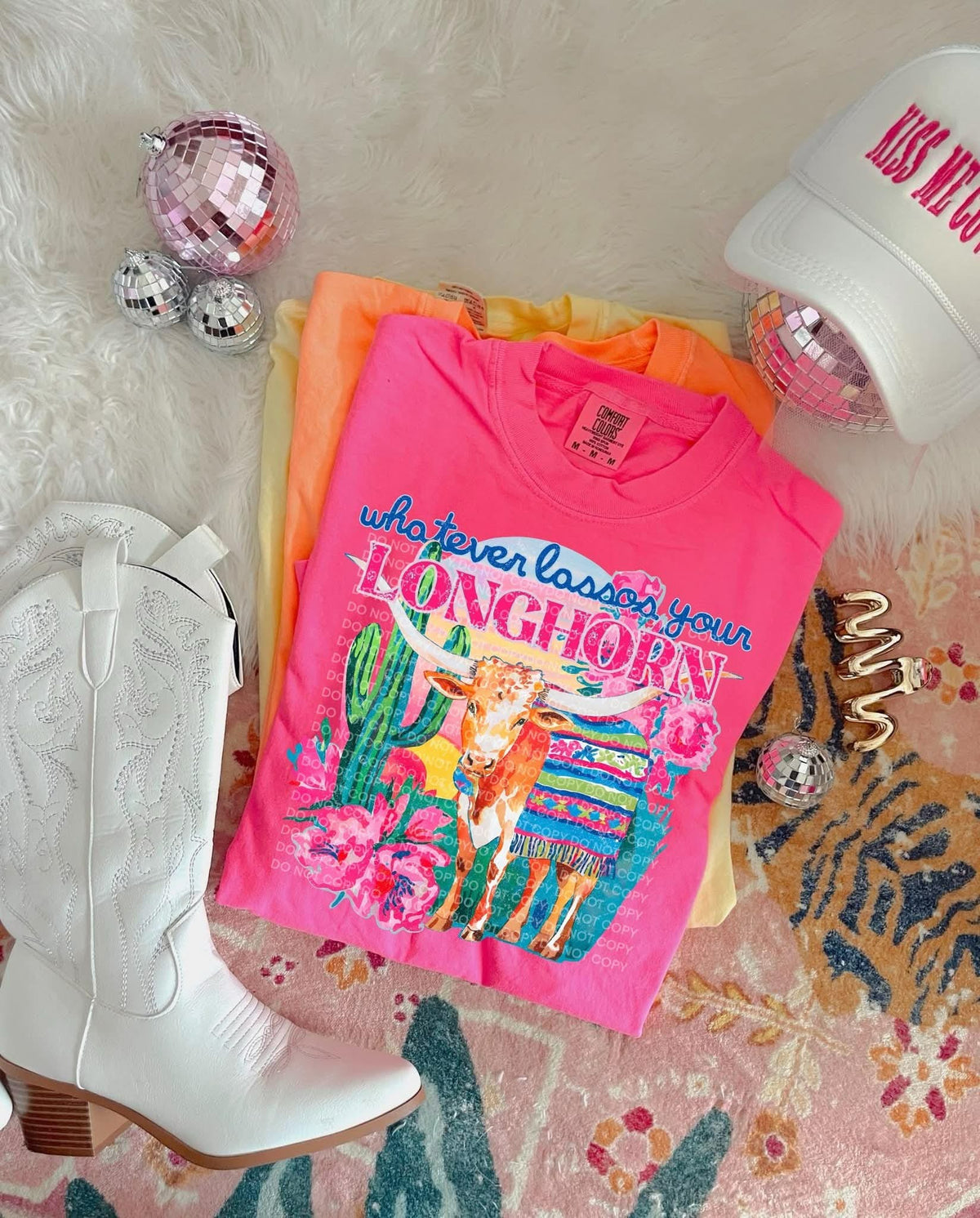 Whatever lassos your longhorn (SCG) DTF Transfer