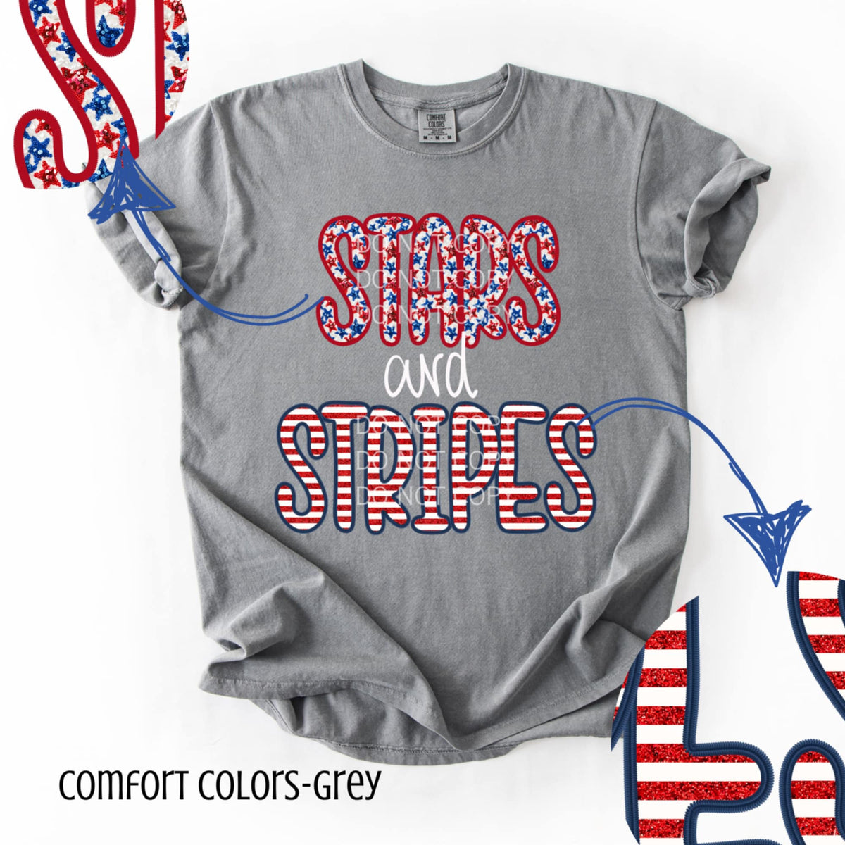 Stars and Stripes (CSG) 96423 DTF transfer