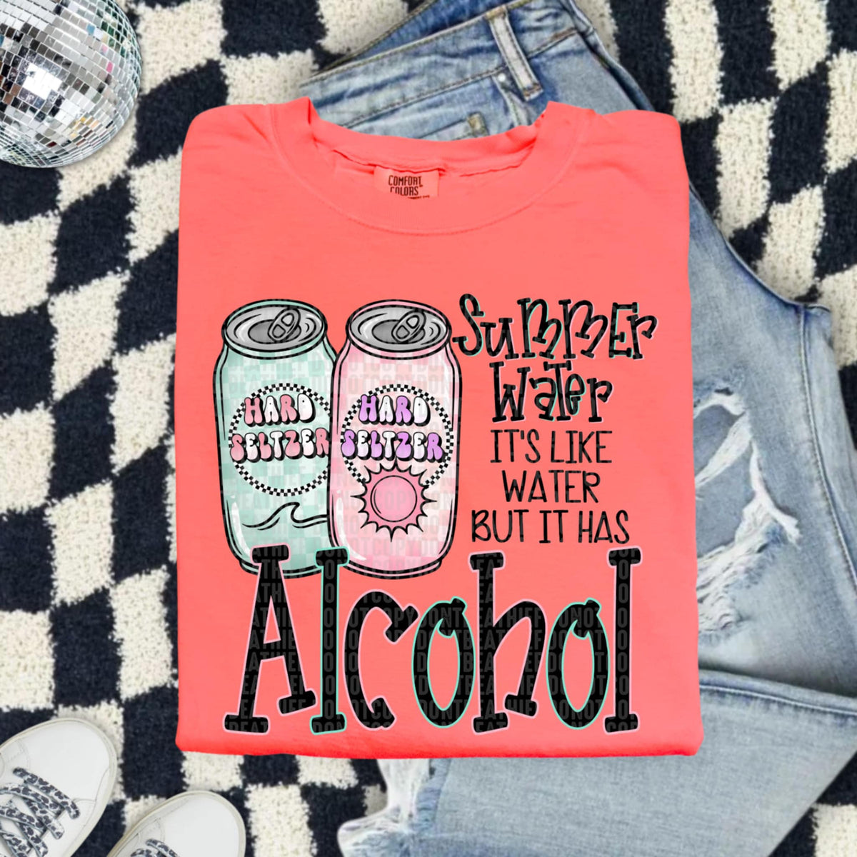 Summer water it’s like water but it has alcohol (SDD) 106539 DTF transfer