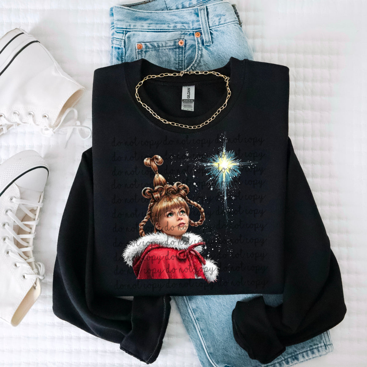 Cindy looking at the stars (SSD) DTF transfer