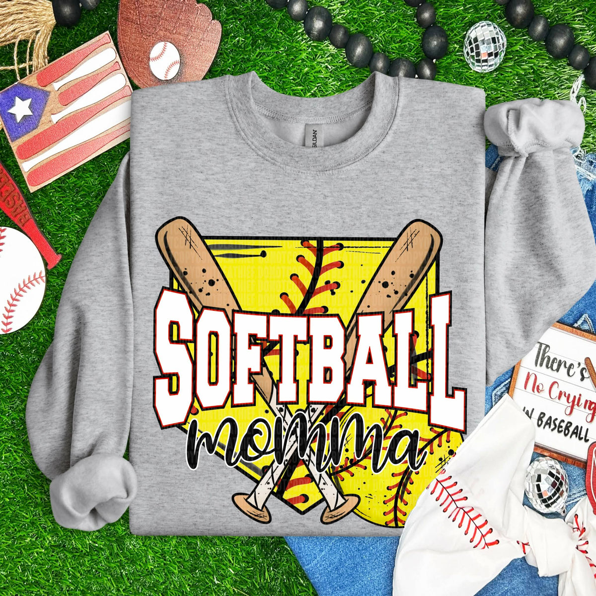 softball Momma (SDD) DTF transfer